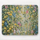 Search for secrets mousepads Flowers