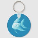 Search for fish swimming keychains Blue