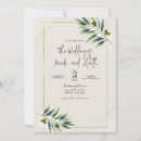 Search for olive leaf wedding invitations Botanical