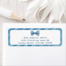 Search for bow tie return address labels Blue