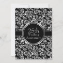 Search for elegant 25th wedding anniversary invitations Flowers