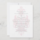 Search for pink damask wedding invitations Simple