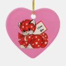 Search for vintage valentine ornaments Cute