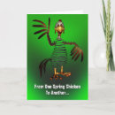 Search for spring chicken birthday cards Cartoon