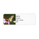 Search for tiger return address labels Butterfly