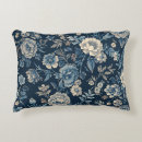 Search for navy floral pillows Blue