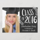 Recherche de chalkboard graduation invitations Classe de 2016