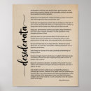 Recherche de poème desiderata posters Max ehrmann