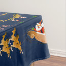 Search for blue christmas tablecloths Reindeer