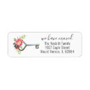 Search for home return address labels Floral