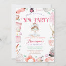 Search for spa day birthday invitations Watercolor