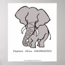 Search for endangered elephant posters Wildlife