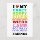 Recherche de amis fous cartes postales Amitié