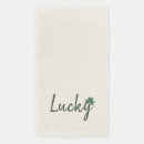 Search for irish shamrock napkins Lucky
