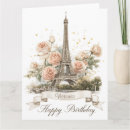 Search for eiffel tower birthday cards Vintage
