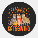 Search for cat thanksgiving stickers Cute