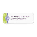 Search for damask return address labels Pattern