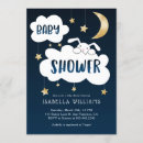 Search for moon and stars baby shower invitations Clouds