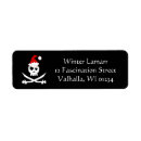 Search for pirate return address labels Santa
