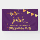 Search for 16th birthday banners Girly