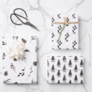 Search for pinecone wrapping paper Rustic
