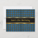 Search for black blue man birthday invitations Elegant