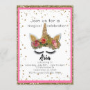 Search for enchanted unicorn invitations Girl