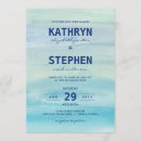 Recherche de watercolor wedding invitations Océan