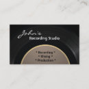 Search for vinyl record business cards Vintage