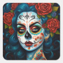 Search for day of the dead girl stickers Calavera