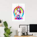 Search for cute cartoon unicorn posters Fantasy