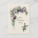 Recherche de penser cartes visite Floral
