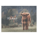 Search for cattle tablecloths Highland cow