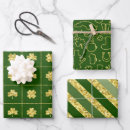 Search for green glitter wrapping paper Irish