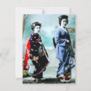 Recherche de geishas cartes postales Vintage