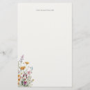 Search for wildflower stationery paper Elegant