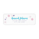 Search for mermaids return address labels For kids