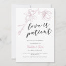 Search for reschedule invitations Love is patient