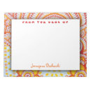 Recherche de mandala blocsnotes Rouge