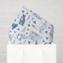 Search for blue toile tissue paper Retro