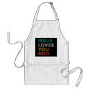 Search for funny jesus aprons Retro