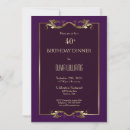 Search for elegant dinner birthday invitations Modern