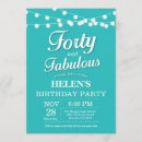 Recherche de fabulous 40ans anniversaire invitations 40 et fabuleux