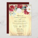 Search for red gold christmas wedding invitations Burgundy
