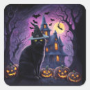 Search for black cat wedding stickers Cute