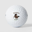 Search for horse golf balls Illustration