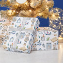 Search for christmas gnome wrapping paper Watercolor