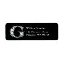 Search for bling return address labels Sparkle