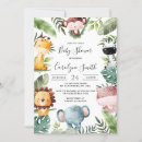 Search for safari baby shower invitations A little wild one