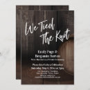 Search for bride and groom wedding invitations Rustic